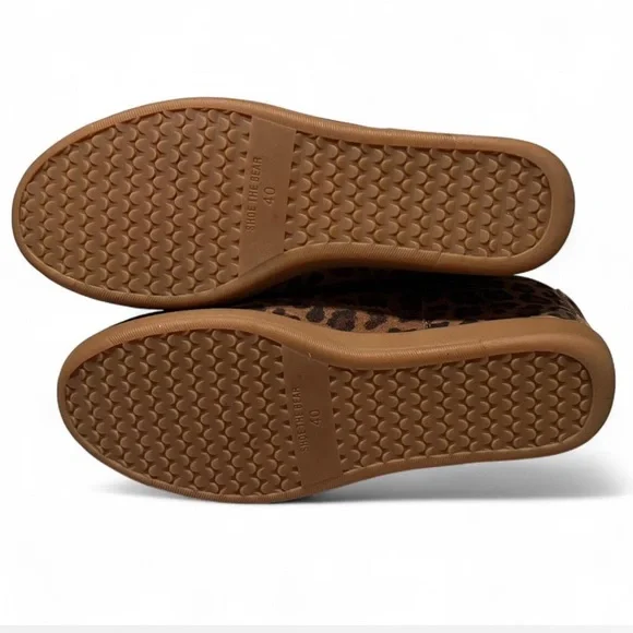 Shoe The Bear x Anthropologie Emmy Lou Wedge Boots in Brown Leopard Print - Picture 4 of 6